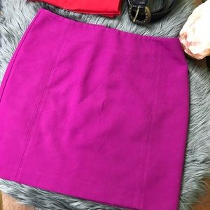 🛍3 for $15 Magenta mini skirt side zip Loft 8